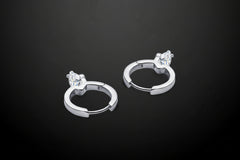 Aurora Drop Earrings — 2 Carat Moissanite 925 Sterling Silver